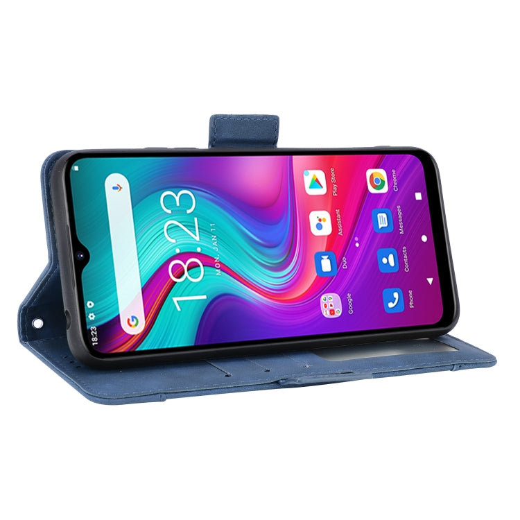 For Doogee X96 Pro Skin Feel Calf Pattern Horizontal Flip Leather Case with Holder & Card Slots & Photo Frame(Blue) - More Brand by PMC Jewellery | Online Shopping South Africa | PMC Jewellery | Buy Now Pay Later Mobicred