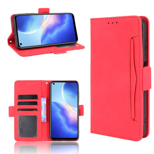 For Blackview A90 Skin Feel Calf Pattern Horizontal Flip Leather Case with Holder & Card Slots & Photo Frame(Red) - More Brand by PMC Jewellery | Online Shopping South Africa | PMC Jewellery | Buy Now Pay Later Mobicred