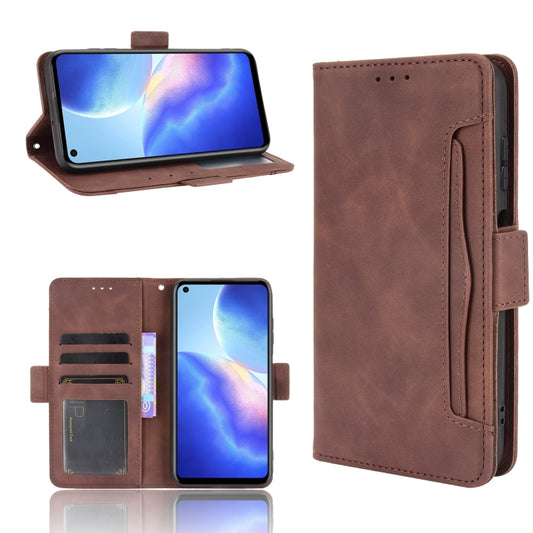 For Blackview A90 Skin Feel Calf Pattern Horizontal Flip Leather Case with Holder & Card Slots & Photo Frame(Brown) - More Brand by PMC Jewellery | Online Shopping South Africa | PMC Jewellery | Buy Now Pay Later Mobicred