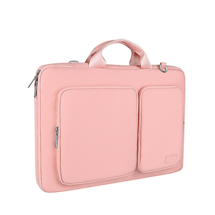 ST11 Polyester Thickened Laptop Bag with Detachable Shoulder Strap, Size:13.3 inch(Pink) - 13.3 inch by PMC Jewellery | Online Shopping South Africa | PMC Jewellery | Buy Now Pay Later Mobicred