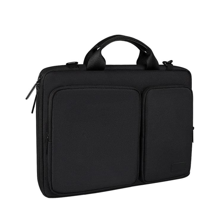 ST11 Polyester Thickened Laptop Bag with Detachable Shoulder Strap, Size:14.1-15.4 inch(Black) - 15 inch by PMC Jewellery | Online Shopping South Africa | PMC Jewellery | Buy Now Pay Later Mobicred