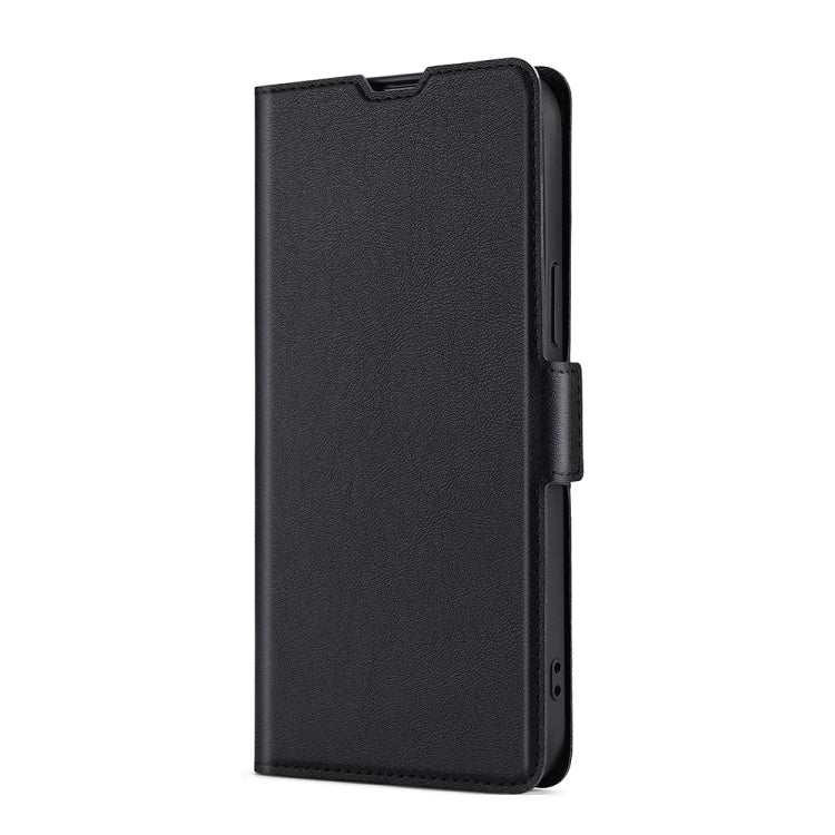 For Doogee X96 Pro Ultra-thin Voltage Side Buckle PU + TPU Horizontal Flip Leather Case with Holder & Card Slot(Black) - More Brand by PMC Jewellery | Online Shopping South Africa | PMC Jewellery | Buy Now Pay Later Mobicred