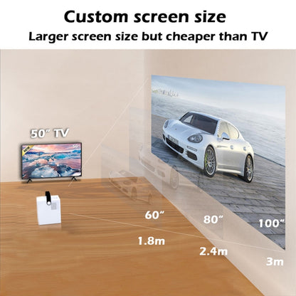 WEJOY Y2 1920x1080P 100 ANSI Lumens Portable Home Theater LED HD Digital Projector, ouch Control Version, Android 9.0, 2G+16G, EU Plug - LED Projector by WEJOY | Online Shopping South Africa | PMC Jewellery | Buy Now Pay Later Mobicred