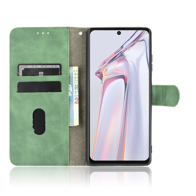 For Blackview A100 Solid Color Skin Feel Magnetic Buckle Horizontal Flip Calf Texture PU Leather Case with Holder & Card Slots & Wallet(Green) - More Brand by PMC Jewellery | Online Shopping South Africa | PMC Jewellery | Buy Now Pay Later Mobicred