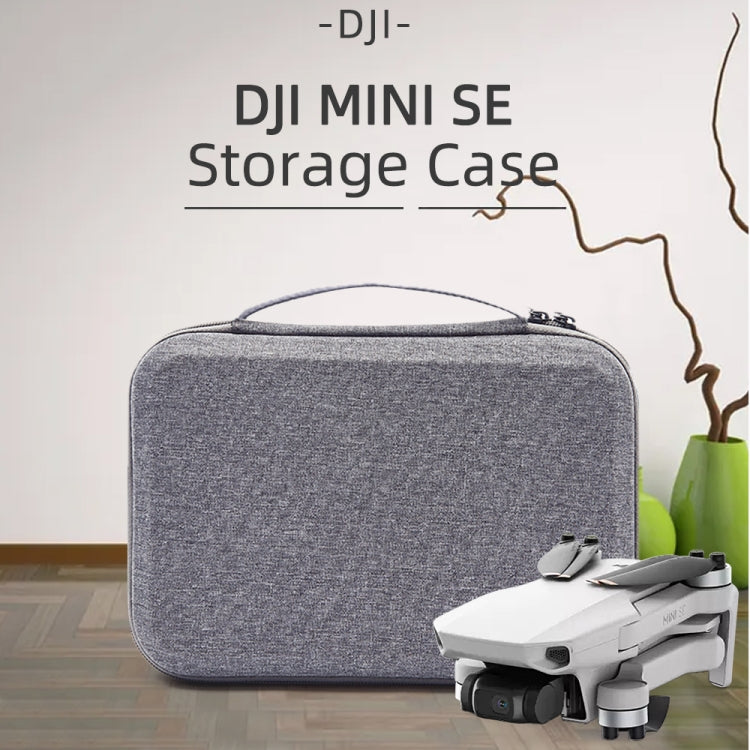 For DJI Mini SE Shockproof Carrying Hard Case Storage Bag, Size: 21.5 x 29.5 x 10cm(Grey + Red Liner) - Carry Cases & Bags by PMC Jewellery | Online Shopping South Africa | PMC Jewellery | Buy Now Pay Later Mobicred