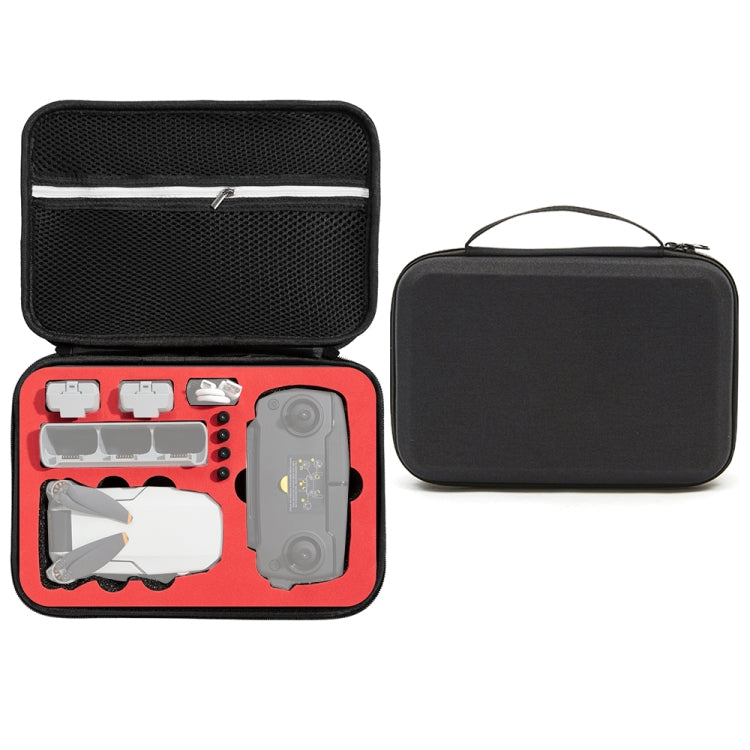 For DJI Mini SE Shockproof Nylon Carrying Hard Case Storage Bag, Size: 21.5 x 29.5 x 10cm(Black + Red Liner) - Carry Cases & Bags by PMC Jewellery | Online Shopping South Africa | PMC Jewellery | Buy Now Pay Later Mobicred