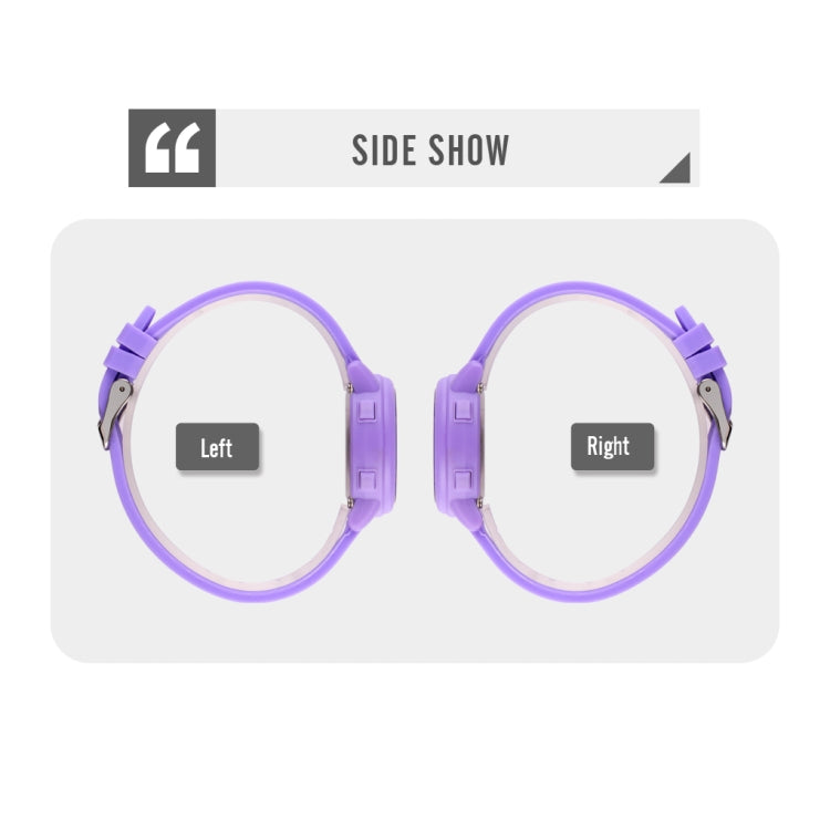 SKMEI 1721 Triplicate Round Dial LED Digital Display Luminous Silicone Strap Electronic Watch(Peach Red) - free shipping - PMC TechLife - Order now!