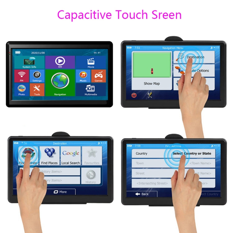 7 inch Car GPS Navigator 8G+256M Capacitive Screen High Configuration, Specification:Middle East Map - Car MP3 & MP4 & MP5 by PMC TechLife | Online Shopping South Africa | PMC TechLife | Buy Now Pay Later Mobicred