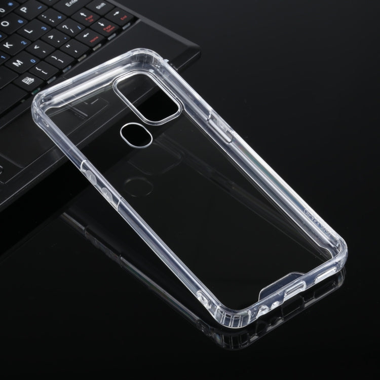 For OPPO A53 / A32 Four-corner Shockproof Transparent TPU + PC Protective Case - OPPO Cases by PMC Jewellery | Online Shopping South Africa | PMC Jewellery