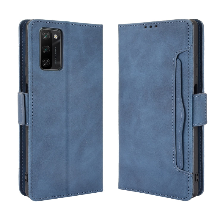 For Blackview A100 Skin Feel Calf Pattern Horizontal Flip Leather Case with Holder & Card Slots & Photo Frame(Blue) - More Brand by PMC TechLife | Online Shopping South Africa | PMC TechLife | Buy Now Pay Later Mobicred