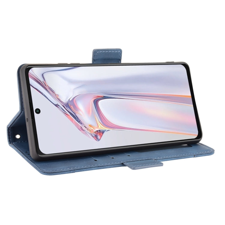For Blackview A100 Skin Feel Calf Pattern Horizontal Flip Leather Case with Holder & Card Slots & Photo Frame(Blue) - More Brand by PMC TechLife | Online Shopping South Africa | PMC TechLife | Buy Now Pay Later Mobicred