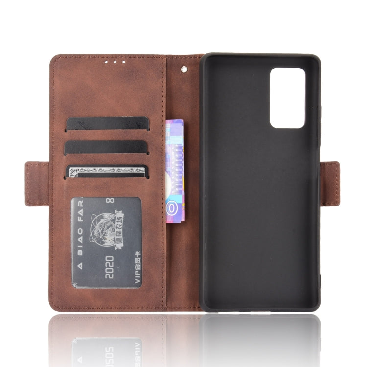 For Blackview A100 Skin Feel Calf Pattern Horizontal Flip Leather Case with Holder & Card Slots & Photo Frame(Brown) - More Brand by PMC Jewellery | Online Shopping South Africa | PMC Jewellery | Buy Now Pay Later Mobicred