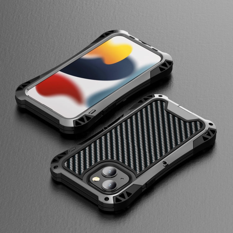 For iPhone 13 mini R-JUST AMIRA Shockproof Dustproof Waterproof Metal Protective Case (Black) - iPhone 13 mini Cases by R-JUST | Online Shopping South Africa | PMC TechLife | Buy Now Pay Later Mobicred