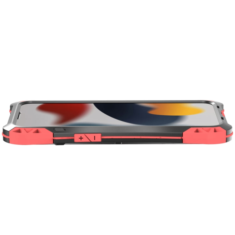 For iPhone 13 R-JUST AMIRA Shockproof Dustproof Waterproof Metal Protective Case(Red) - iPhone 13 Cases by R-JUST | Online Shopping South Africa | PMC TechLife