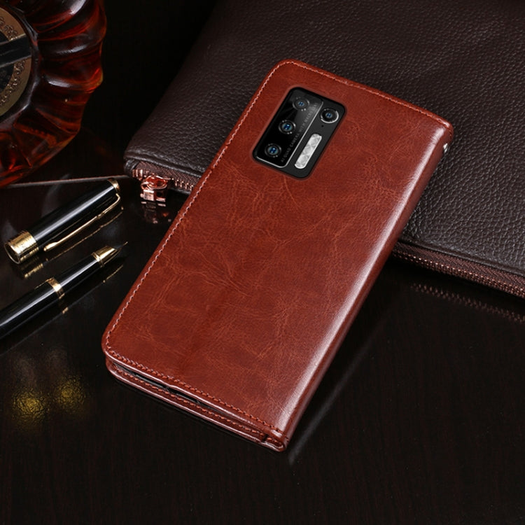 idewei Crazy Horse Texture Horizontal Flip Leather Case with Holder & Card Slots & Wallet For Doogee S97 Pro(Red) - More Brand by idewei | Online Shopping South Africa | PMC Jewellery | Buy Now Pay Later Mobicred