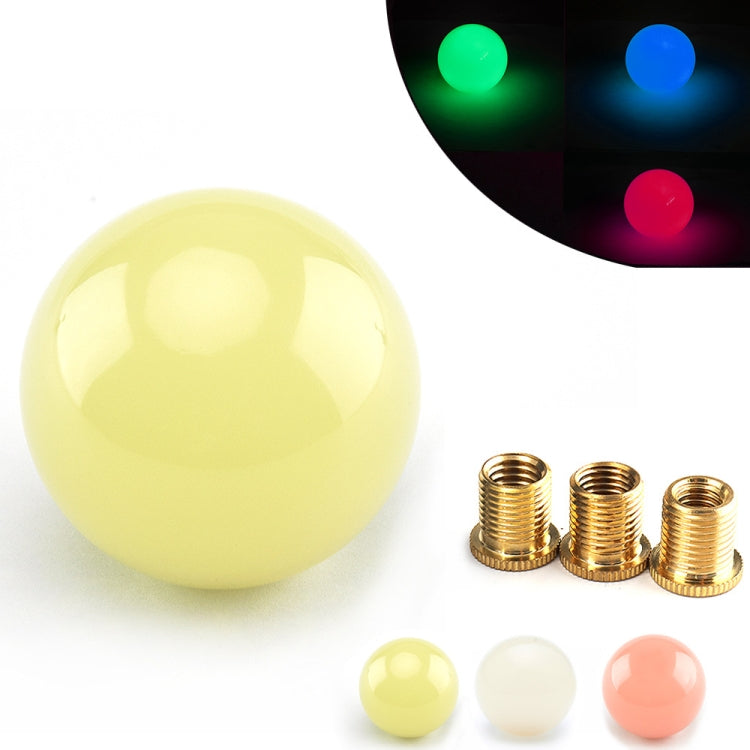 SK-1042 Universal Car Round Luminous Shift Knob with Adapters(Grenn) - Shift Knob by PMC Jewellery | Online Shopping South Africa | PMC Jewellery | Buy Now Pay Later Mobicred