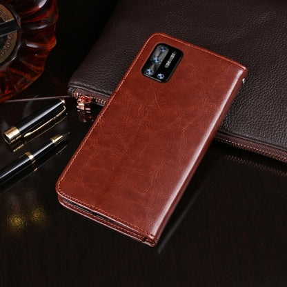 idewei Crazy Horse Texture Horizontal Flip Leather Case with Holder & Card Slots & Wallet For Doogee N40 Pro(Rose Red) - More Brand by idewei | Online Shopping South Africa | PMC Jewellery | Buy Now Pay Later Mobicred