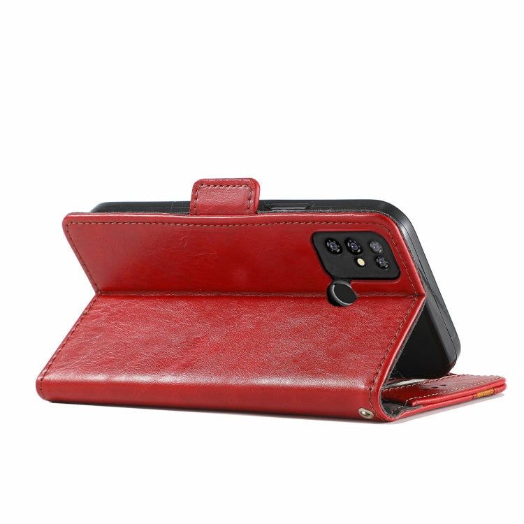 For Doogee X96 Pro CaseNeo Business Splicing Dual Magnetic Buckle Horizontal Flip PU Leather Case with Holder & Card Slots & Wallet(Red) - More Brand by PMC Jewellery | Online Shopping South Africa | PMC Jewellery | Buy Now Pay Later Mobicred