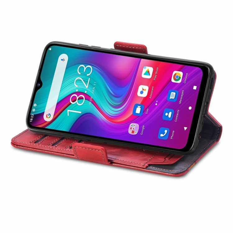 For Doogee X96 Pro CaseNeo Business Splicing Dual Magnetic Buckle Horizontal Flip PU Leather Case with Holder & Card Slots & Wallet(Red) - More Brand by PMC Jewellery | Online Shopping South Africa | PMC Jewellery | Buy Now Pay Later Mobicred