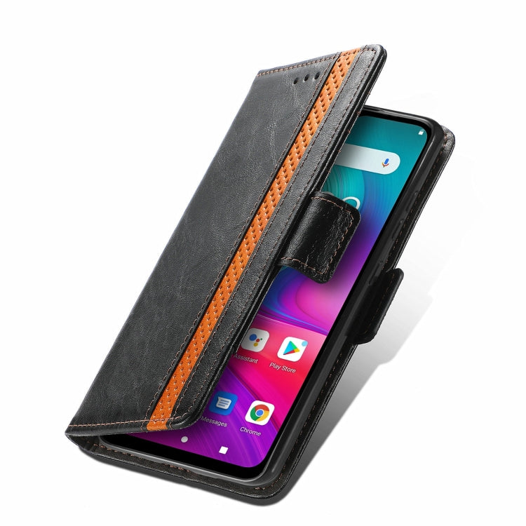 For Doogee X96 Pro CaseNeo Business Splicing Dual Magnetic Buckle Horizontal Flip PU Leather Case with Holder & Card Slots & Wallet(Black) - More Brand by PMC Jewellery | Online Shopping South Africa | PMC Jewellery | Buy Now Pay Later Mobicred