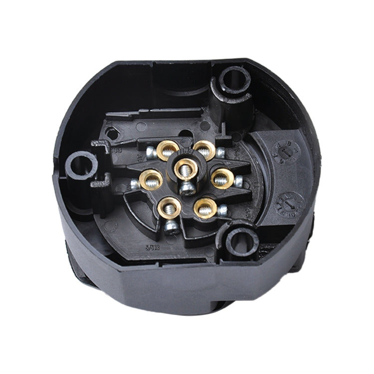 A0226 12V 7-pin Plastic Trailer Connector Socket + Plug EU - Terminal connectors by PMC Jewellery | Online Shopping South Africa | PMC Jewellery | Buy Now Pay Later Mobicred