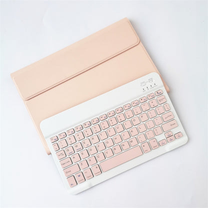 For Lenovo Pad Tab P11 11 inch TB-J606F LX110 Solid Color Detachable Square Keycap Bluetooth Keyboard Leather Tablet Case with Stand(Pink) - Lenovo Keyboard by PMC Jewellery | Online Shopping South Africa | PMC Jewellery