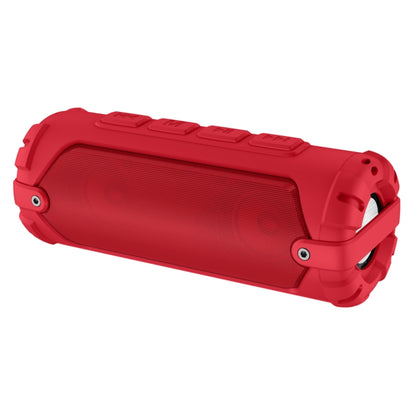 New Rixing NR-6013M Bluetooth 5.0 Portable Outdoor Karaoke Wireless Bluetooth Speaker with Microphone & Shoulder Strap(Red) - Desktop Speaker by NewRixing | Online Shopping South Africa | PMC Jewellery | Buy Now Pay Later Mobicred