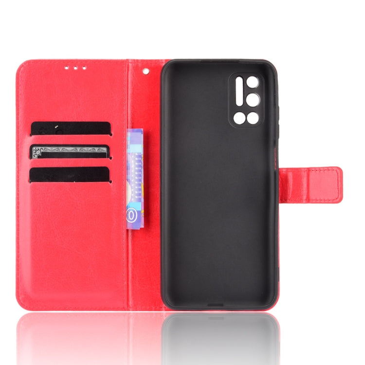 For Doogee N40 Pro Crazy Horse Texture Horizontal Flip Leather Case with Holder & Card Slots & Lanyard(Red) - More Brand by PMC Jewellery | Online Shopping South Africa | PMC Jewellery | Buy Now Pay Later Mobicred