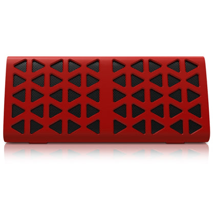 NewRixing NR-3021 TWS Hollow Triangle Pattern Bluetooth Speaker(Red) - Desktop Speaker by NewRixing | Online Shopping South Africa | PMC Jewellery | Buy Now Pay Later Mobicred