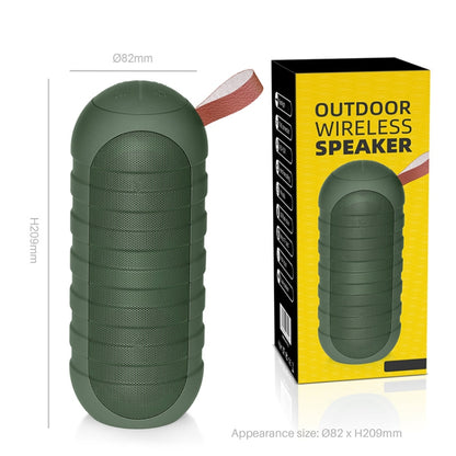 NewRixing NR-3025 TWS Outdoor Portable Splashproof Bluetooth Speaker with Flashlight Function(Grey) - Desktop Speaker by NewRixing | Online Shopping South Africa | PMC Jewellery | Buy Now Pay Later Mobicred