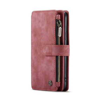 For iPhone 11 Pro CaseMe-C30 PU + TPU Multifunctional Horizontal Flip Leather Case with Holder & Card Slot & Wallet & Zipper Pocket (Red) - iPhone 11 Pro Cases by CaseMe | Online Shopping South Africa | PMC Jewellery | Buy Now Pay Later Mobicred