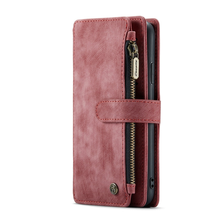 For iPhone XS Max CaseMe-C30 PU + TPU Multifunctional Horizontal Flip Leather Case with Holder & Card Slot & Wallet & Zipper Pocket(Red) - More iPhone Cases by CaseMe | Online Shopping South Africa | PMC Jewellery | Buy Now Pay Later Mobicred