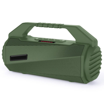 NewRixing NR-4025P with Screen Outdoor Splash-proof Water Portable Bluetooth Speaker, Support Hands-free Call / TF Card / FM / U Disk(Green) - Desktop Speaker by NewRixing | Online Shopping South Africa | PMC Jewellery | Buy Now Pay Later Mobicred