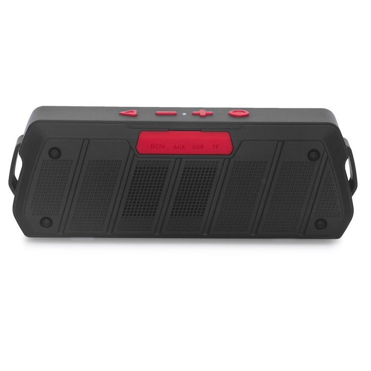 NewRixing NR-5000 IPX5 High Fidelity Bluetooth Speaker, Support Hands-free Call / TF Card / FM / U Disk(Red) - free shipping - PMC Jewellery - Order now!