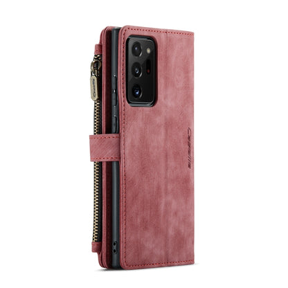 For Samsung Galaxy Note20 Ultra CaseMe-C30 PU + TPU Multifunctional Horizontal Flip Leather Case with Holder & Card Slot & Wallet & Zipper Pocket(Red) - Galaxy Note20 Ultra Cases by CaseMe | Online Shopping South Africa | PMC Jewellery | Buy Now Pay Later Mobicred