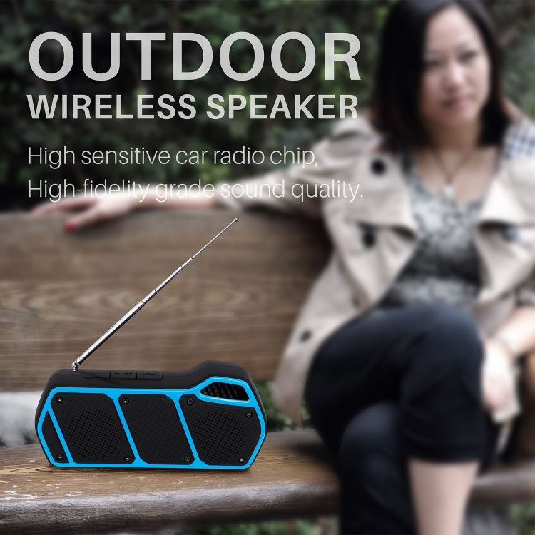 NewRixing NR-5011fm Outdoor Portable Bluetooth Speakerr, Support Hands-free Call / TF Card / FM / U Disk(Red) - Desktop Speaker by NewRixing | Online Shopping South Africa | PMC Jewellery | Buy Now Pay Later Mobicred