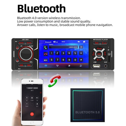 JSD-3001 HD 4 inch Car Stereo Radio MP5 Player Audio Player FM Bluetooth USB / TF AUX - Car MP3 & MP4 & MP5 by PMC Jewellery | Online Shopping South Africa | PMC Jewellery | Buy Now Pay Later Mobicred