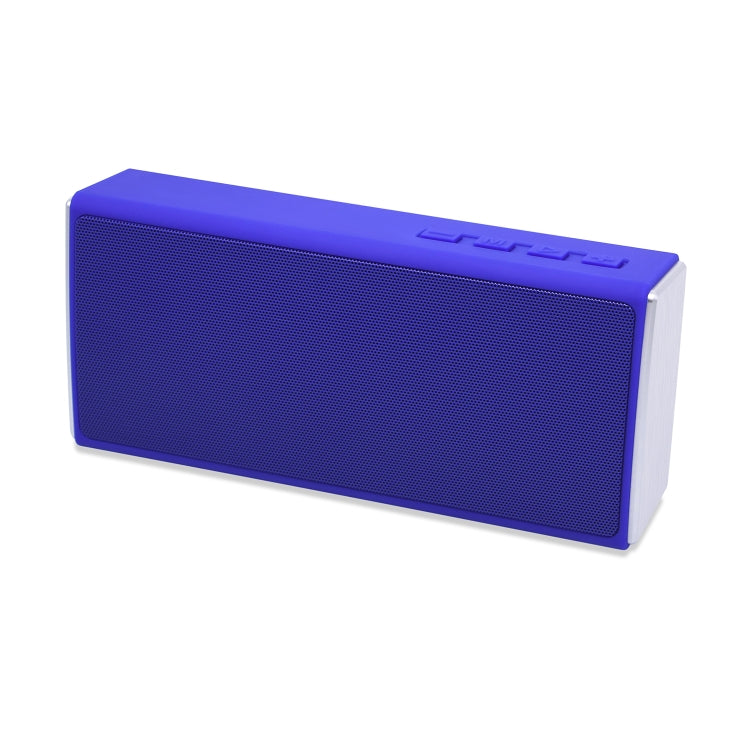 NewRixing NR-5012 Desktop Plating Bluetooth Speakerr, Support Hands-free Call / TF Card / FM / U Disk(Blue) - Desktop Speaker by NewRixing | Online Shopping South Africa | PMC Jewellery | Buy Now Pay Later Mobicred