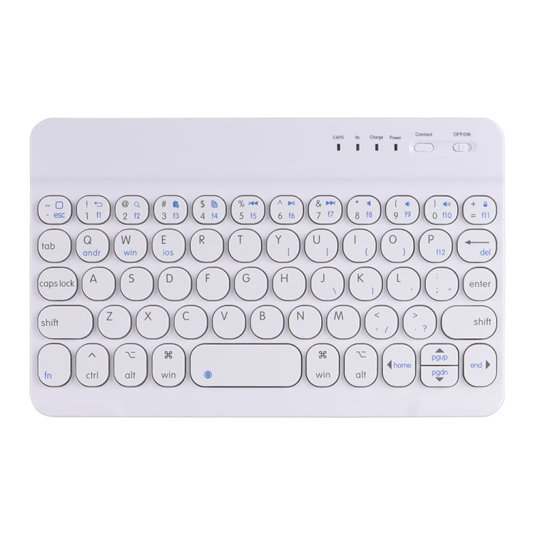 HY006 Round Keys Detachable Bluetooth Keyboard Leather Tablet Case with Holder for iPad mini 6(Dark Green) - For iPad mini by PMC TechLife | Online Shopping South Africa | PMC TechLife