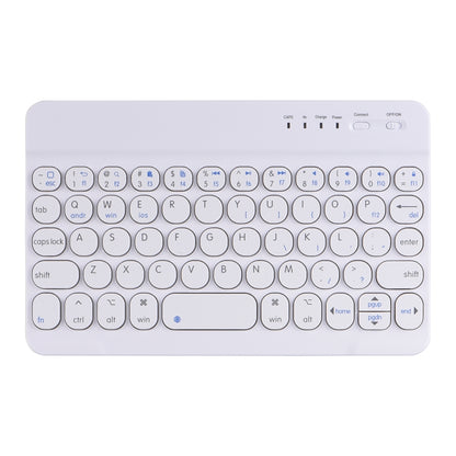 HY006 Round Keys Detachable Bluetooth Keyboard Leather Tablet Case with Holder for iPad mini 6(Mint Green) - For iPad mini by PMC Jewellery | Online Shopping South Africa | PMC Jewellery