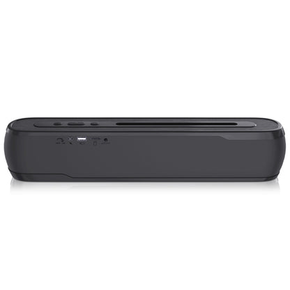 NewRixing NR-9017 Outdoor Portable Bluetooth Speaker with Phone Holder, Support Hands-free Call / TF Card / FM / U Disk(Black) - Desktop Speaker by NewRixing | Online Shopping South Africa | PMC Jewellery | Buy Now Pay Later Mobicred