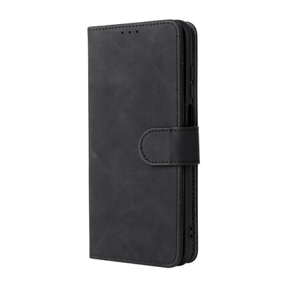 For Doogee N40 Pro Solid Color Skin Feel Magnetic Buckle Horizontal Flip PU Leather Case with Holder & Card Slots & Wallet(Black) - More Brand by PMC Jewellery | Online Shopping South Africa | PMC Jewellery | Buy Now Pay Later Mobicred