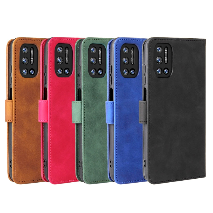 For Doogee N40 Pro Solid Color Skin Feel Magnetic Buckle Horizontal Flip PU Leather Case with Holder & Card Slots & Wallet(Black) - More Brand by PMC Jewellery | Online Shopping South Africa | PMC Jewellery | Buy Now Pay Later Mobicred