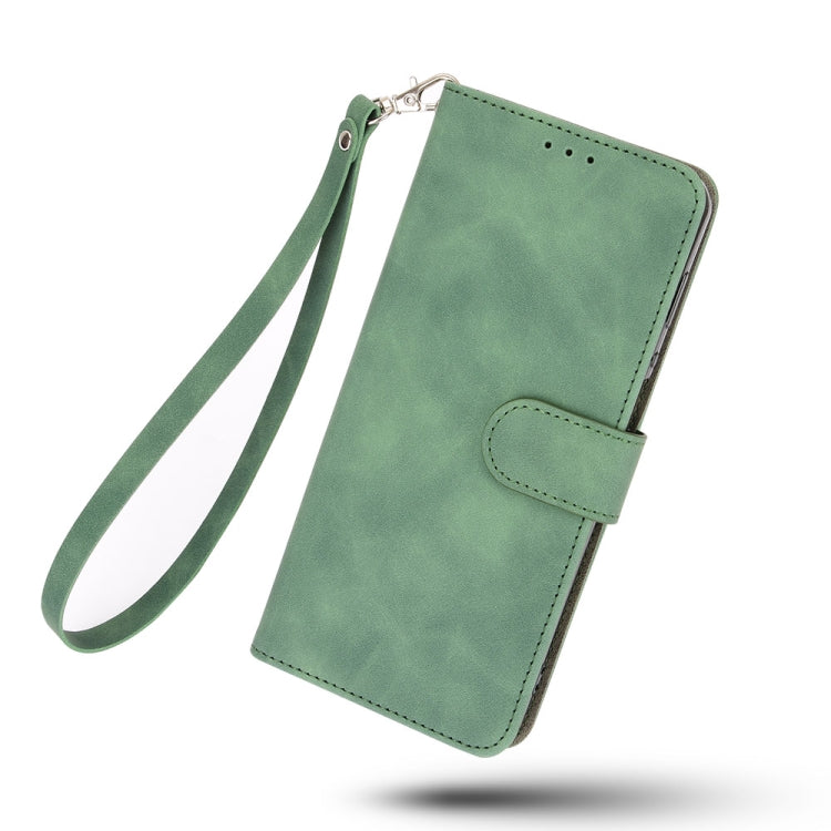 For Doogee N40 Pro Solid Color Skin Feel Magnetic Buckle Horizontal Flip PU Leather Case with Holder & Card Slots & Wallet(Green) - More Brand by PMC Jewellery | Online Shopping South Africa | PMC Jewellery | Buy Now Pay Later Mobicred