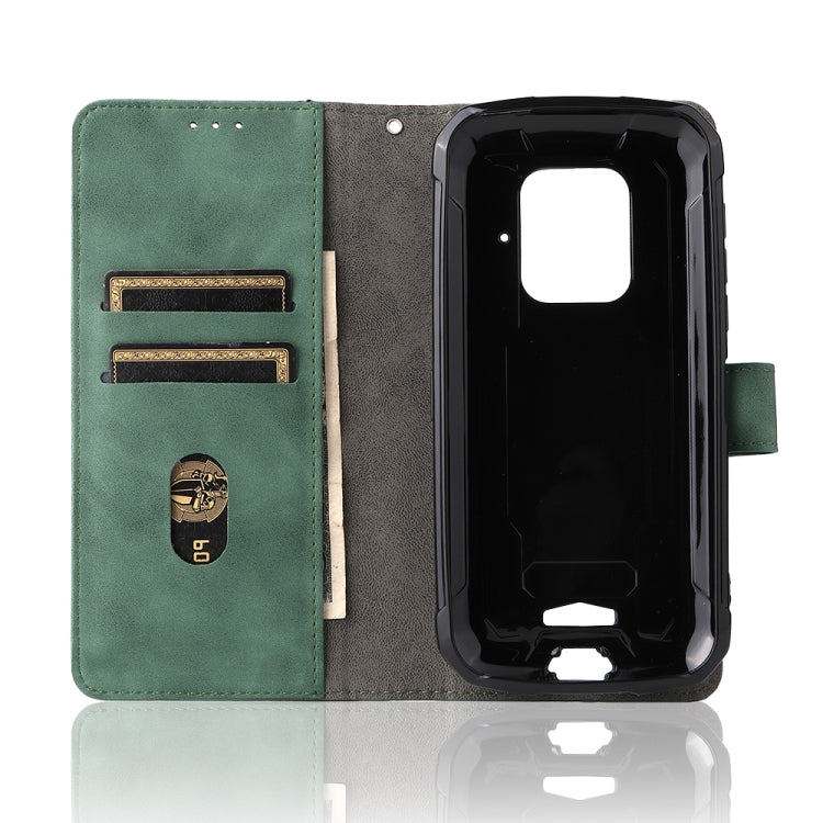 For Doogee S59 / S59 Pro Solid Color Skin Feel Magnetic Buckle Horizontal Flip Calf Texture PU Leather Case with Holder & Card Slots & Wallet(Green) - More Brand by PMC Jewellery | Online Shopping South Africa | PMC Jewellery | Buy Now Pay Later Mobicred