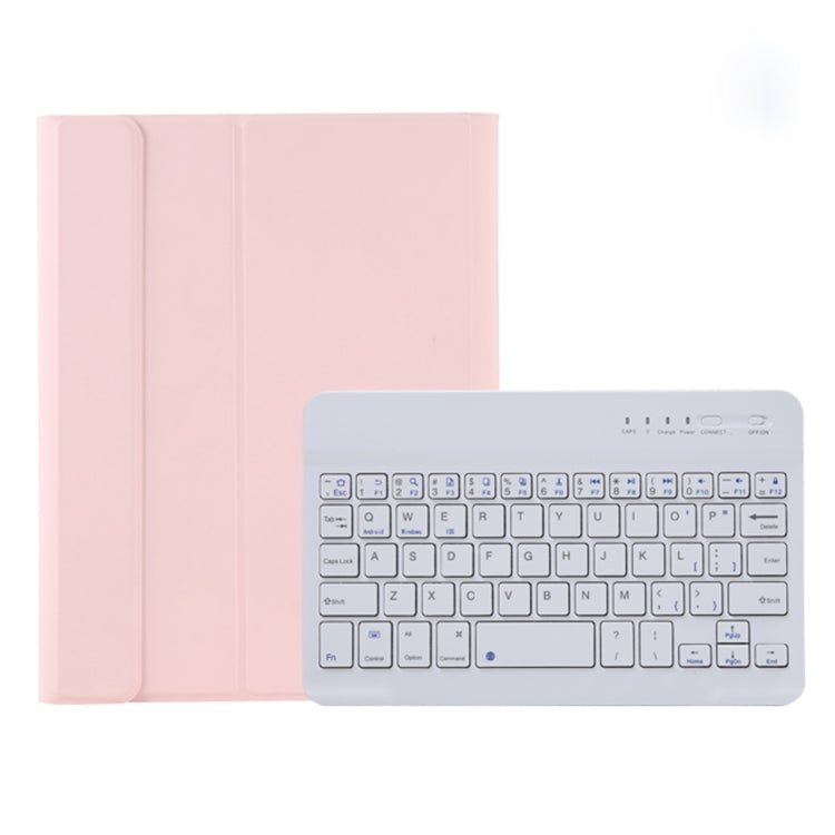 A06B Ultra-thin Detachable Bluetooth Keyboard Leather Tablet Case with Pen Slot & Holder for iPad mini 6(Pink) - For iPad mini by PMC Jewellery | Online Shopping South Africa | PMC Jewellery