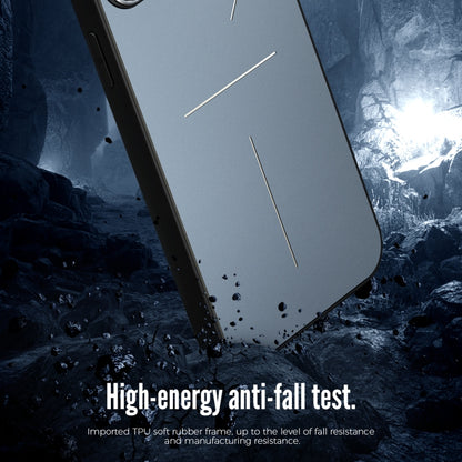 For iPhone 13 R-JUST RJ-52 3-Line Style Metal TPU Shockproof Protective Case(Black) - iPhone 13 Cases by R-JUST | Online Shopping South Africa | PMC Jewellery | Buy Now Pay Later Mobicred