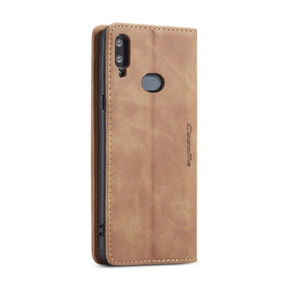 For Galaxy A10s CaseMe-013 Multifunctional Horizontal Flip Leather Case with Card Slot & Holder & Wallet(Brown) - Galaxy Phone Cases by CaseMe | Online Shopping South Africa | PMC Jewellery | Buy Now Pay Later Mobicred