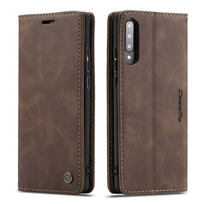 For Galaxy A70s CaseMe-013 Multifunctional Horizontal Flip Leather Case with Card Slot & Holder & Wallet(Coffee) - Galaxy Phone Cases by CaseMe | Online Shopping South Africa | PMC Jewellery | Buy Now Pay Later Mobicred