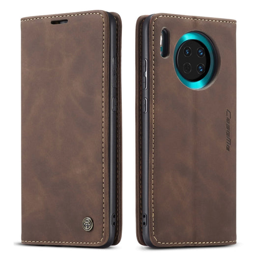 For Huawei Mate 30 4G / 5G CaseMe-013 Multifunctional Horizontal Flip Leather Case with Card Slot & Holder & Wallet(Coffee) - Huawei Cases by CaseMe | Online Shopping South Africa | PMC Jewellery | Buy Now Pay Later Mobicred